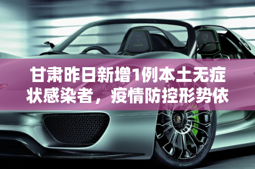 甘肃昨日新增1例本土无症状感染者，疫情防控形势依然严峻,甘肃昨日新增1例本土无症状