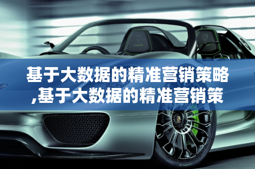 基于大数据的精准营销策略,基于大数据的精准营销策略