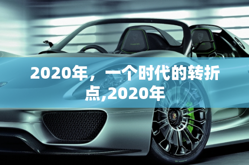 2020年，一个时代的转折点,2020年
