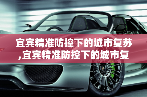 宜宾精准防控下的城市复苏,宜宾精准防控下的城市复苏